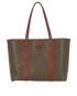 Bayswater Tote, &pound;550, Handbags, Brown, Canvas, Front view